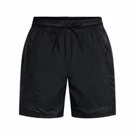 Spodnie sportowe męskie - Męskie spodenki do koszykówki Under Armour Curry Woven Short - czarne - UNDER ARMOUR - miniaturka - grafika 1