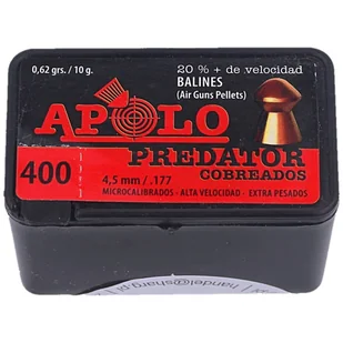Śrut Apolo Predator Copper 4.52 mm, 400 szt. 0.70g/10.0gr (19950-2) - Amunicja do wiatrówek - miniaturka - grafika 1