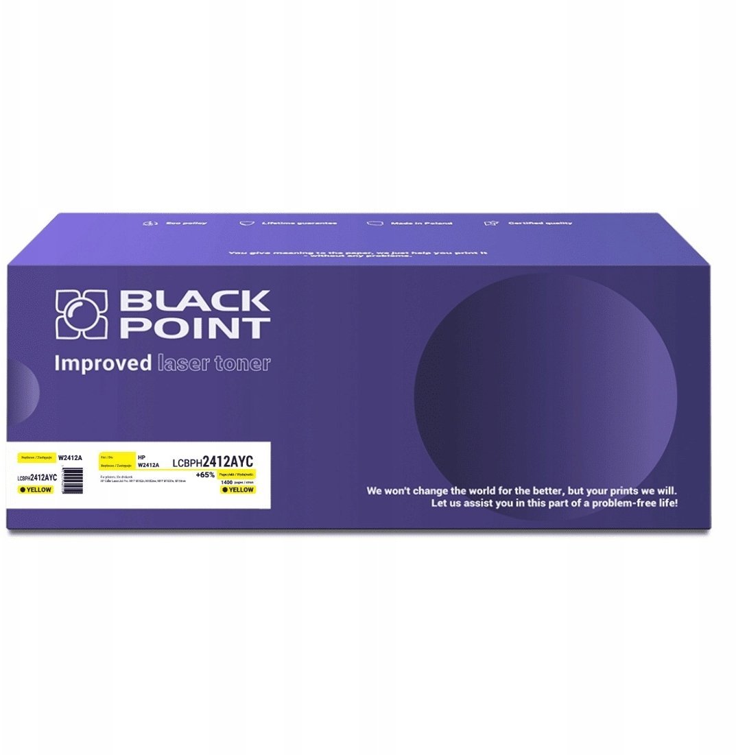 Toner Black Point [LCBPH2412AYC] Toner Color HP W2412A chip
