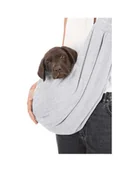 Sprzęt podróżny i transportery dla psów - Trixie Nosidło - torba dla psa 22 × 20 × 60 cm szare/miętowe do 5kg - miniaturka - grafika 1