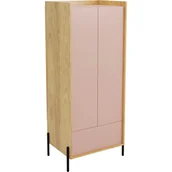 Szafy - Szafa 2D Hikora Naturalna / Antyczny Róż Mobius Halmar Antyczny Róż, Hikora Naturalna - miniaturka - grafika 1