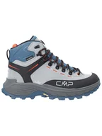 Buty trekkingowe męskie - CMP Skórzane botki trekkingowe "Tytanus" w kolorze błękitnym - miniaturka - grafika 1