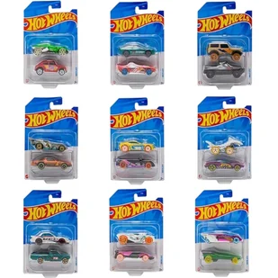 HOT WHEELS 2-PAK AUTKA SAMOCHODZIKI NIESPODZIANKI MIX MATTEL FVN40 1:64 - Samochody i pojazdy dla dzieci HOT WHEELS 2-PAK AUTKA SAMOCHODZIKI NIESPODZIANKI MIX MATTEL FVN40 1:64 - Samochody i pojazdy dla dzieci - miniaturka - grafika 1