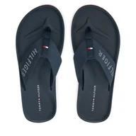 Klapki i japonki męskie - Japonki Tommy Hilfiger Comfort Hilfiger Beach Sandal FM0FM05341 Granatowy - miniaturka - grafika 1