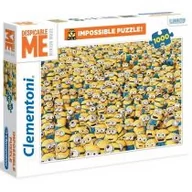 Puzzle - Clementoni Puzzle 1000 Impossible Minionki - miniaturka - grafika 1