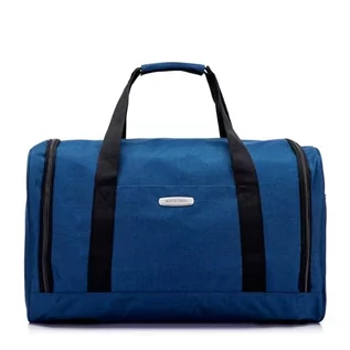 Torby podróżne - WITTCHEN Office kolekcja torba podróżna, torba treningowa, praktyczna i wielofunkcyjna, niebieski, Mittlere Tasche, Kieszeń środkowa - grafika 1