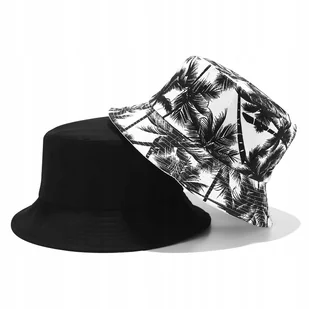 Bucket Hat czapka dwustronna Kapelusz Rybacki - Czapki damskie - miniaturka - grafika 1