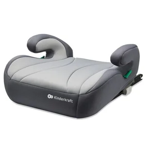 Kinderkraft i-Boost fotelik, podkładka samochodowa ISOFIX dla dzieci od 15-36 kg Szary - Foteliki samochodowe - miniaturka - grafika 1