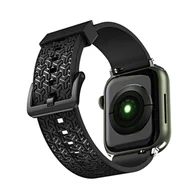 Etui i futerały do telefonów - Watch Strap Y pasek do Watch 7 / 6 / 5 / 4 / 3 / 2 / SE (41 / 40 / 38mm) opaska bransoleta do zegarka czarny - miniaturka - grafika 1