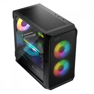 Obudowa Komputerowa Logic Portos ARGB Mini USB 3.0 Czarna - Obudowy komputerowe - miniaturka - grafika 8