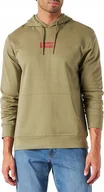 Bluzy męskie - WRANGLER HOODIE MOSS GREEN W6X5HA330 L - miniaturka - grafika 1