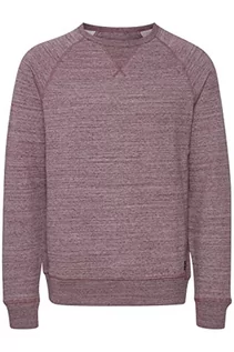 Bluzy męskie - Blend BHAlton Crew Neck bluza męska z okrągłym dekoltem, czerwony (wine red 73812), M - grafika 1