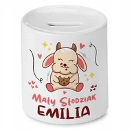 Skarbonki - Skarbonka 330 ml Dla Emilii Córki Dziecka Prezent z Nadrukiem ze Zdjęciem - miniaturka - grafika 1