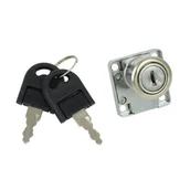 Zawiasy, okucia i inne akcesoria - Zamek szafkowy CL1136 srebrny 19 x 22 mm - miniaturka - grafika 1