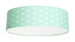 Zielony welurowy plafon dziecięcy w gwiazdki A355 P8-H24 - Lampy sufitowe - miniaturka - grafika 1