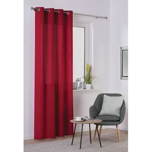 Uniglob Zasłona OXFORD czerwona 140 cm x 260 cm - Zasłony - miniaturka - grafika 1