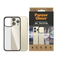 Etui i futerały do telefonów - Etui PanzerGlass ClearCase antybakteryjne na iPhone 14 Pro Max - przezroczysto-czarne - miniaturka - grafika 1