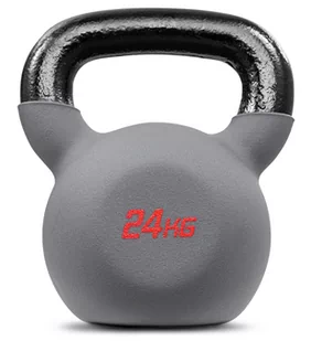 Hop-Sport, Odważnik kettlebell żeliwny, 24kg, szary - Kettlebell - miniaturka - grafika 1