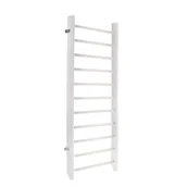 Wyposażenie sportowe i gimnastyczne - drabinka gimnastyczna klasyczna biała 220x70 cm - miniaturka - grafika 1