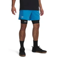 Spodenki męskie - Męskie Spodenki UNDER ARMOUR UA VANISH WOVEN 6IN SHORTS 1373718-452 – Niebieski - miniaturka - grafika 1