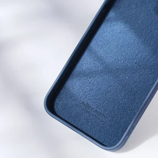 Nillkin CamShield Silky Silicone Case etui iPhone 14 pokrowiec z osłoną na aparat zielony - Etui i futerały do telefonów - miniaturka - grafika 9