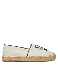 KARL LAGERFELD Espadryle KL81125 Biały - Espadryle damskie - miniaturka - grafika 1