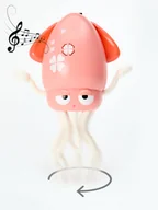 Zabawki interaktywne dla dzieci - kałamarnica OŚMIORNICA squid indukcyjna INTERAKTYWNA TAŃCZĄCA Z MUZYKĄ Różowa - miniaturka - grafika 1
