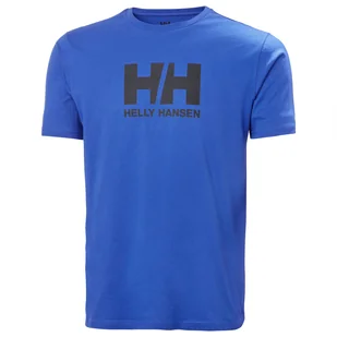 Męska Koszulka z krótkim rękawem HELLY HANSEN HH LOGO T-SHIRT 33979_543 – Niebieski - Koszulki męskie - miniaturka - grafika 1