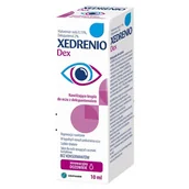 Krople do oczu - UNIPHARM HOLDINGS Sp. z o.o.  XEDRENIO DEX Nawilżające krople do oczu z dekspantenolem 10 ml 9088499 - miniaturka - grafika 1