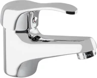 Baterie umywalkowe - Washbasin faucet RUBINETA Gala-18 Star, short spout, curved handle, chrome color. - miniaturka - grafika 1