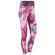 Spodnie sportowe damskie - Damskie legginsy Kari Traa Ellen Tights Rozmiar: M / Długość spodni: long / Kolor: biały/różowy/niebieski - miniaturka - grafika 1