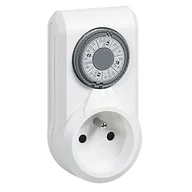 Programatory czasowe - Legrand Programator czasowy tygodniowy 230V 50Hz OMNIREX wtyk 2P+Z gniazdo 2P+Z 10/16A 095861 95861 - miniaturka - grafika 1