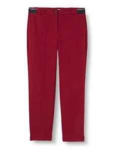 Tommy Hilfiger Damskie spodnie Punto Milano Hailey Slim Woven, Czerwony, 68 - Spodnie damskie - miniaturka - grafika 1