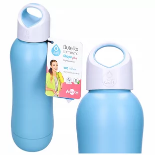 Butelka termiczna Dafi SHAPE PLUS lazurowa termos dla dzieci 480 ml - Butelki termiczne - miniaturka - grafika 1