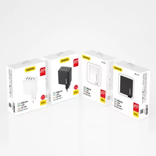 Dudao szybka ładowarka sieciowa 3x USB / USB Typ C PD QC3.0 20W biały (A5H) - Ładowarki do telefonów - miniaturka - grafika 5