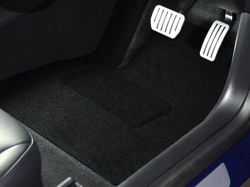 Dopasowany zestaw dywaników samochodowych, kompatybilny/zamiennik do Citroen C4 Spacetourer, welurowe maty dywanowe, z podkładką na piętę, antypoślizgowe