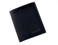 Portfele - BARTEX 10201M klasyczny mały skórzany portfel męski granatowy 10201M - miniaturka - grafika 1