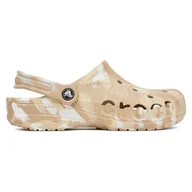 Klapki i japonki męskie - CROCS BAYA MARBLED CLOG 206935-2ZM Beżowy - miniaturka - grafika 1