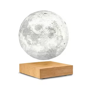 Lewitująca lampa stołowa w kształcie księżyca Gingko Moon White Ash - Noże stołowe - miniaturka - grafika 1