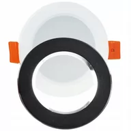 Oprawy, klosze i abażury - Oczko podtynkowe 4,8W LED ZOE biały/czarny 321176 GOLDLUX (SANICO) - miniaturka - grafika 1