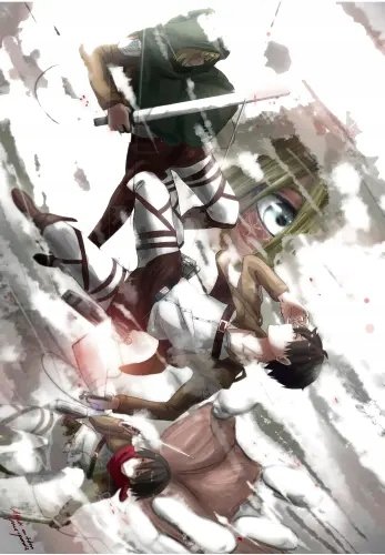 Plakat Anime Attack on Titan aot_097 A1+ (custom)