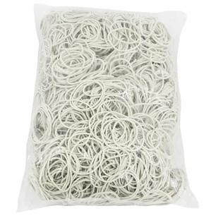 Gumki recepturki 1 KG MOCNE rozmiar 80MM BIAŁE - Gumki recepturki - miniaturka - grafika 1