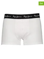Majtki męskie - Pepe Jeans Bokserki (3 pary) w kolorze czarnym, szarym i białym - miniaturka - grafika 1