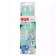 Kubki dla dzieci - NUK KUBEK BUTELKA BIDON DLA DZIECI BPA FREE 450ml 12m+ SŁOMKA DISNEY FROZEN - miniaturka - grafika 1