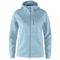 Kurtki i kamizelki sportowe damskie - Kurtka damska Fjällräven Abisko Grid Fleece Hoodie W Rozmiar: L / Kolor: jasnoniebieski - miniaturka - grafika 1