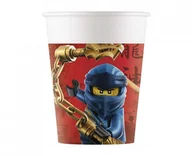 Dekoracje i nakrycia stołu na imprezę - Procos Procos Kubeczki papierowe EKO "Lego Ninjago" 8szt/200 ml - miniaturka - grafika 1