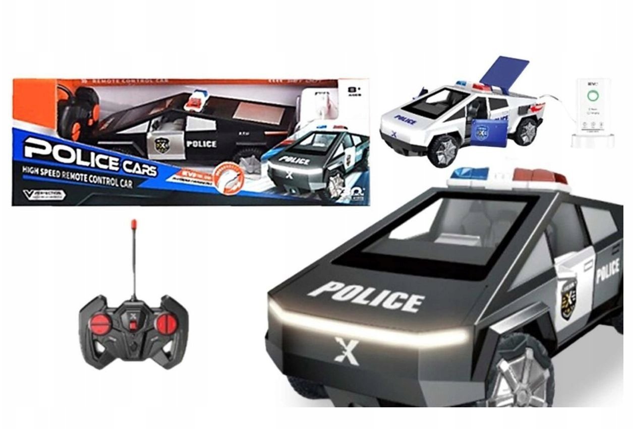 Artyk Futurystyczne auto zdalnie sterowane policja 1:22