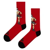 Skarpetki męskie - Skarpetki Niegrzeczny Mikołaj Kulturysta-40–45 - miniaturka - grafika 1