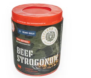 Strogonow wołowy z kaszą gryczaną gorąca puszka - Dania dla dzieci Strogonow wołowy z kaszą gryczaną gorąca puszka - Dania dla dzieci - miniaturka - grafika 1