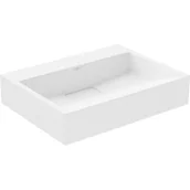 Umywalki - Mexen Ava umywalka nablatowa z konglomeratu B/O 50 x 38 cm, biała - 23015000 - miniaturka - grafika 1